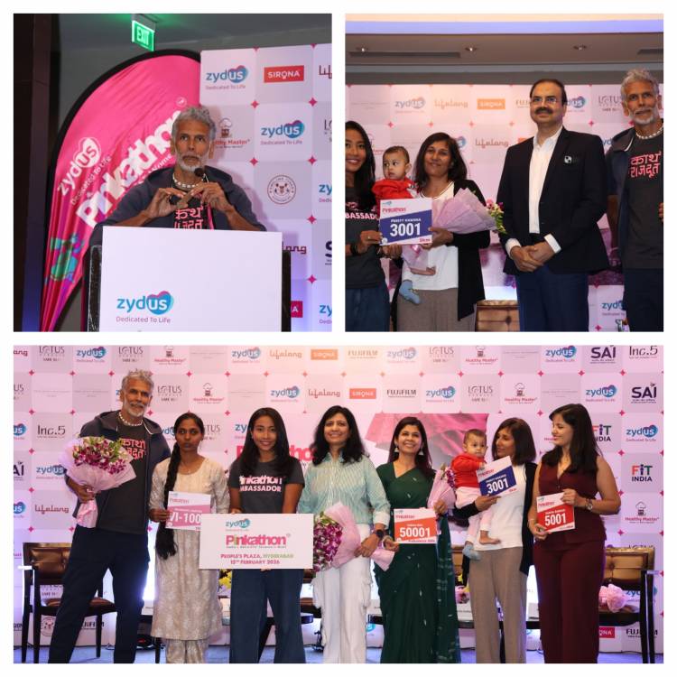Pinkathon partners with Zydus to drive breast cancer awareness; Returns to Hyderabad for the 6th edition introducing first-ever Invincible Women
