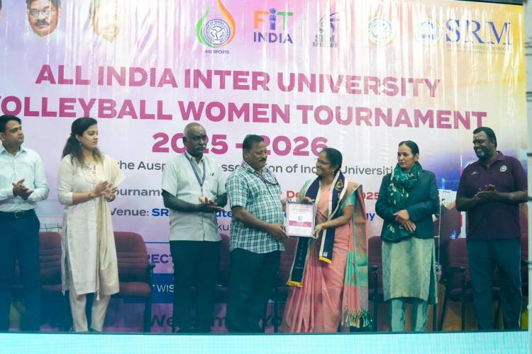 DAY 1 Morning Inauguration & Results- All India Inter University Volleyball Women Tournament 2025–2026