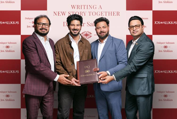 Dulquer Salmaan Joins Jos Alukkas as Brand Ambassador