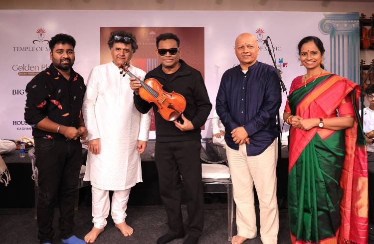 Oscar-Grammy winner AR Rahman launches 'Thribinna', an Indian Symphony project conceptualised by Grammy awardee violin maestro Ganesh Rajagopalan
