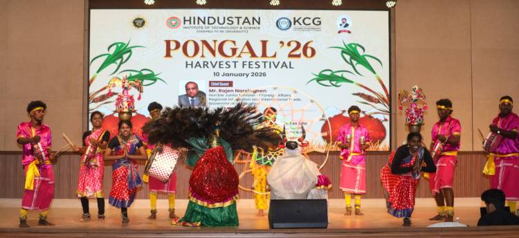 Mauritius Minister Graces Mega Pongal 2026 at HITS, Highlighting Tamil Heritage, Student Creativity, and International Cultural Ties