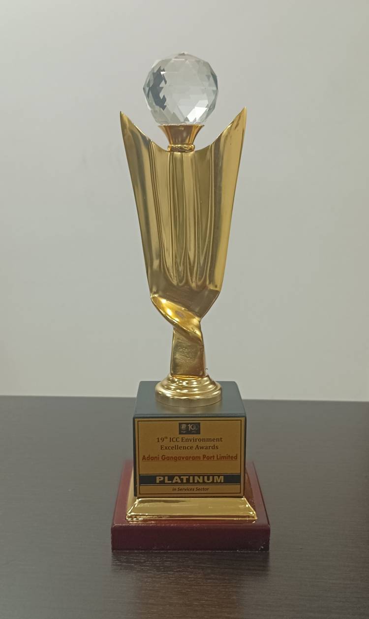 Adani Gangavaram Port Limited Honoured with ICC Environmental Excellence Award at 19th Environment Partnership Summit