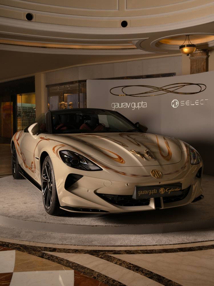 Gaurav Gupta and MG SELECT Unveil a Sculptural Interpretation of MG Cyberster