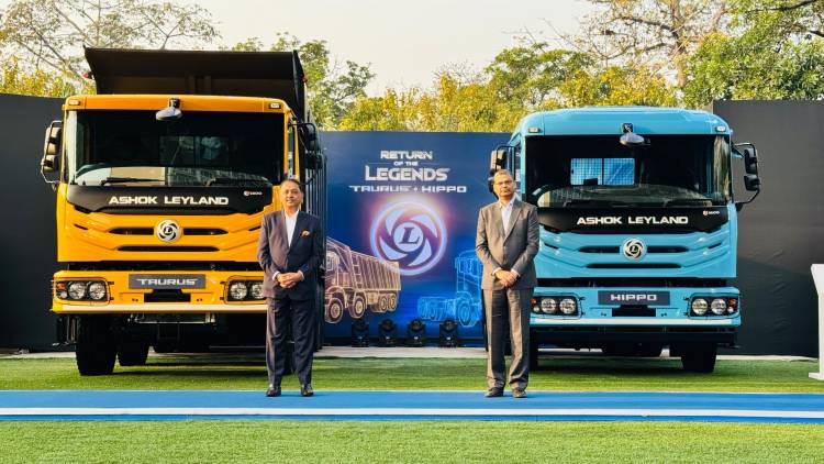 Ashok Leyland Reintroduces Iconic TAURUS and HIPPO Heavy-Duty Trucks