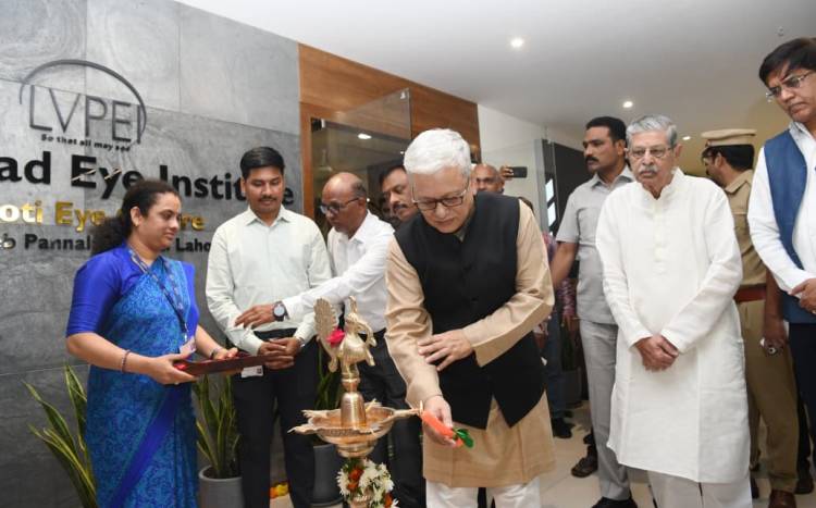 Shri Jishnu Dev Varma, Honorable Governor of Telangana inaugurates LVPEI's Lahoti Eye Centre at Kondapur