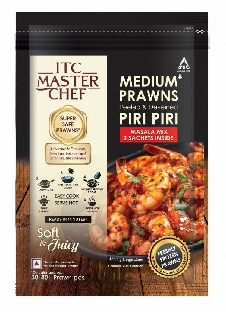  ITC Master Chef launches Freshly Frozen Prawns with Piri Piri Masala