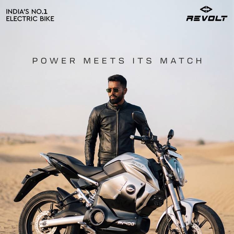 Revolt Motors Appoints Hardik Pandya As Brand Ambassador