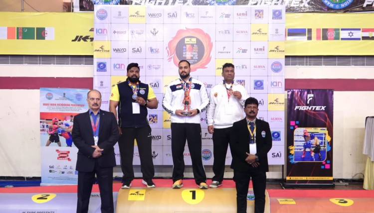 Sudhir Saxena Clinches Silver Medal for India at 5th India Open International Kickboxing Cup 2026
