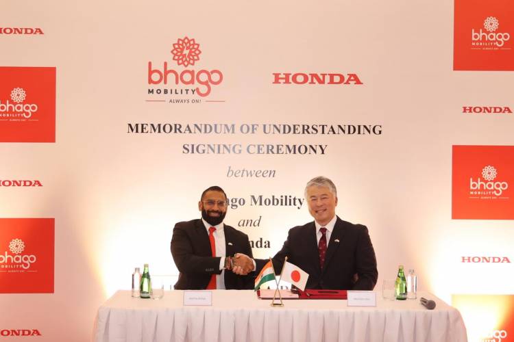 Bhago Mobility partners with Honda Motorcycle & Scooter India and Honda Power Pack Energy India to Launch Intelligent Sustainable Mobility Transport Platform