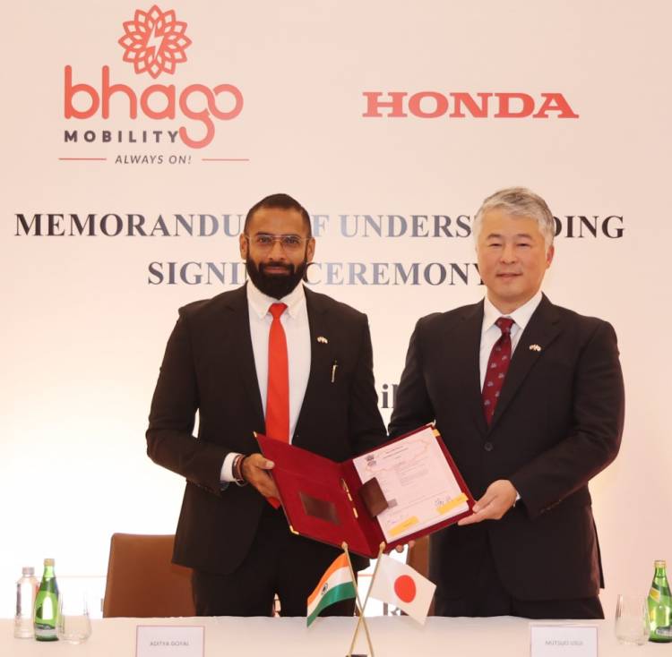 Bhago Mobility partners with Honda Motorcycle & Scooter India and Honda Power Pack Energy India to Launch Intelligent Sustainable Mobility Transport Platform