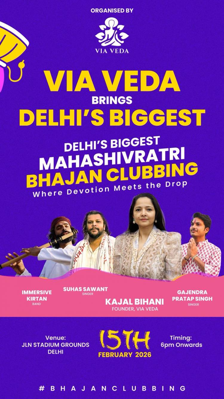 Devotion Meets the Drop This Shivratri: Delhi’s Biggest Maha Shivratri Bhajan Jamming Night at JLN Stadium