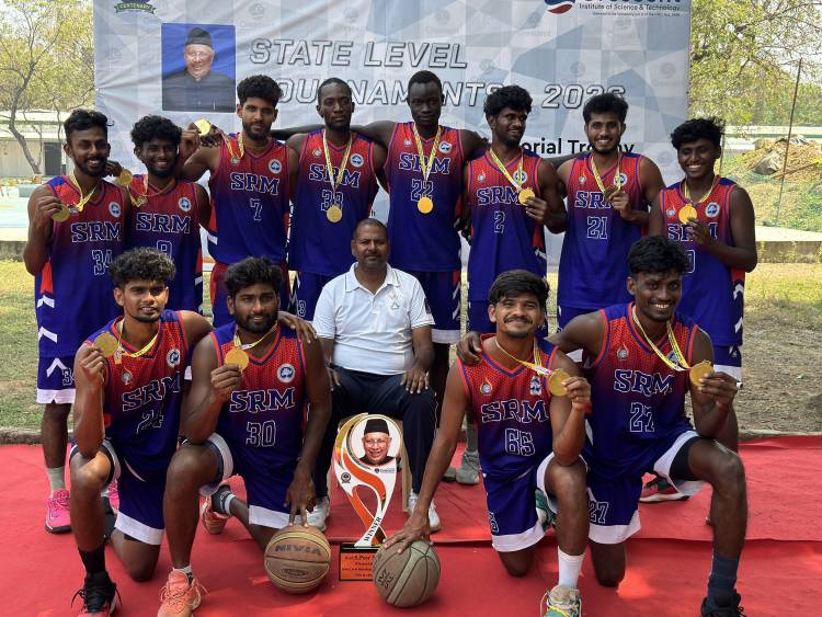  SRM IST Wins State Level Men’s Basketball Championship
