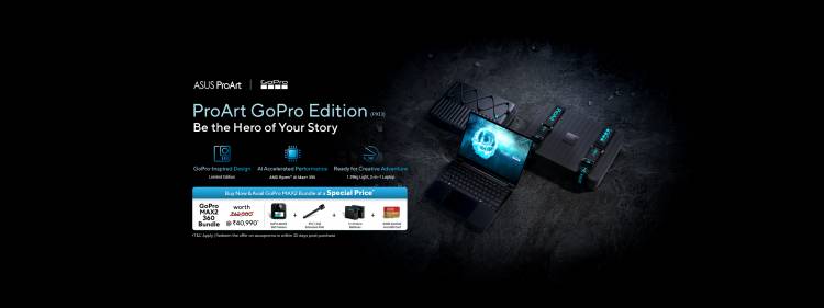 ASUS India and ROG Launches 2026 Creator Line-up: ProArt GoPro Edition and TUF Gaming A14 Available Starting Today, ROG Flow Z13 Kojima Productions Edition (KJP) Now on Pre-Order
