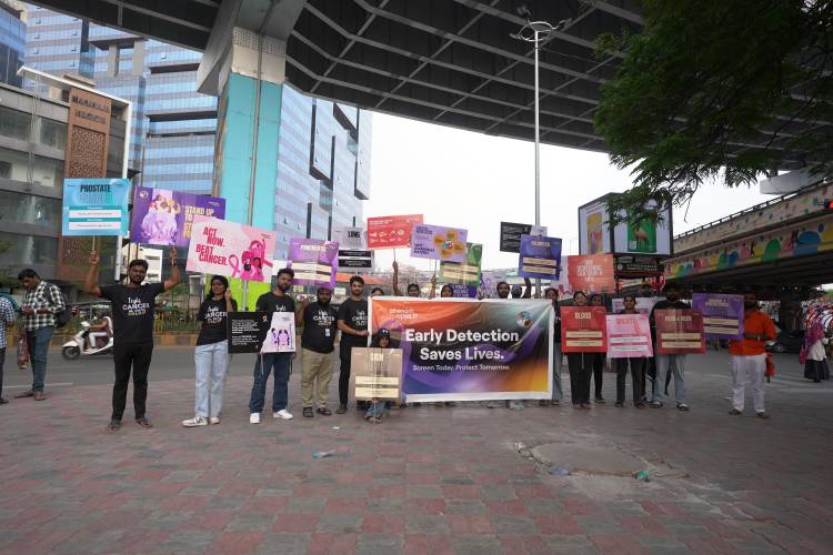 Phenom Cares and Bayireddi Foundation Spread Cancer Awareness on the Streets of Hyderabad and Visakhapatnam 