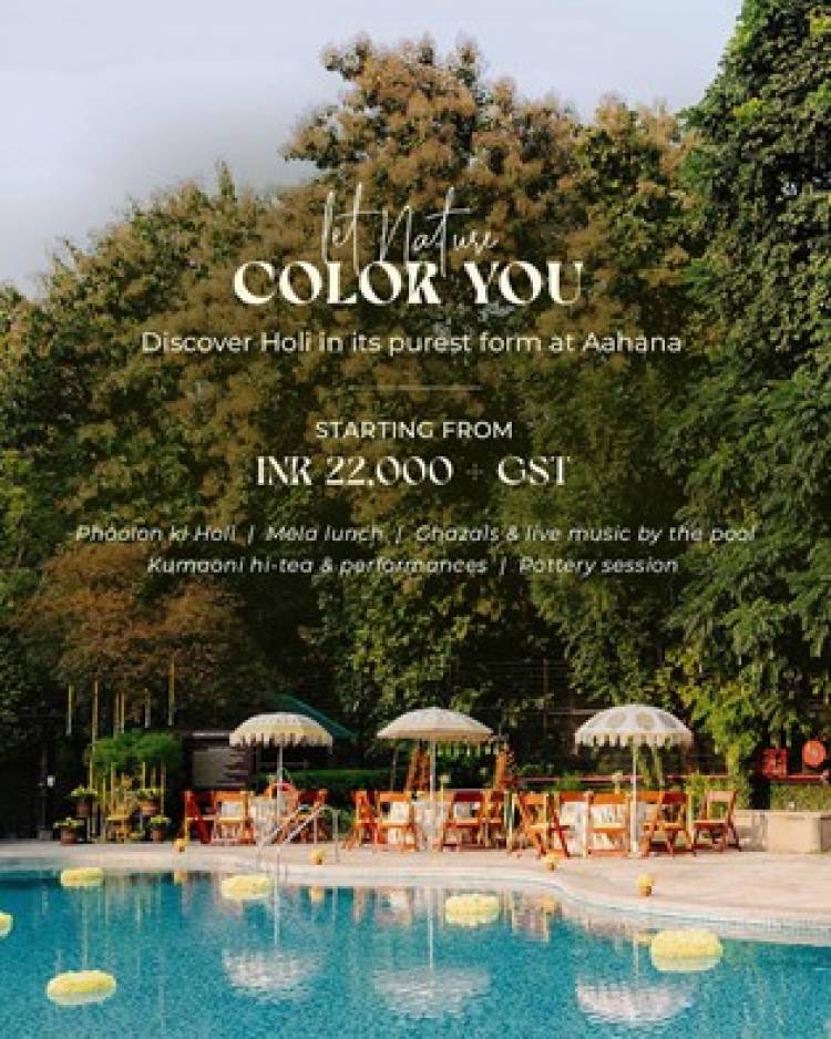 Holi Experiences across Jaypee Resorts, Taj Hotels and Aahana Resorts