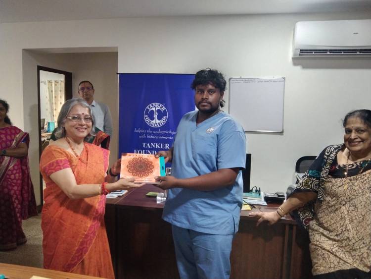 Therapeutic Mandala Art Books Donated to TANKER Foundation by Trustee Mrs. Sudha Lakshmi Rao on 02nd March 2026. We would be grateful for your good coverage. Grateful Thanks. Latha Kumaraswami.