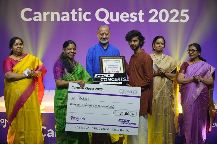 HCL Concerts announce winners for the 5th edition of Carnatic Quest, powered by Rhapsody Music Foundation