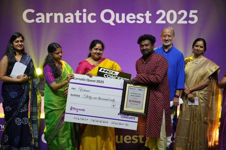 HCL Concerts announce winners for the 5th edition of Carnatic Quest, powered by Rhapsody Music Foundation