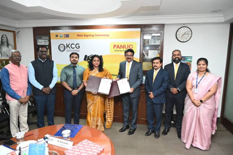 KCG College of Technology Partners with FANUC India to Introduce Industrial Robotics Training