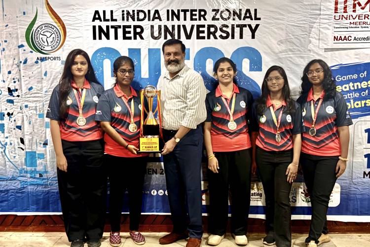  SRMIST Women’s Chess Team Secures Silver Medal at All India Inter-University Championship 2025–26