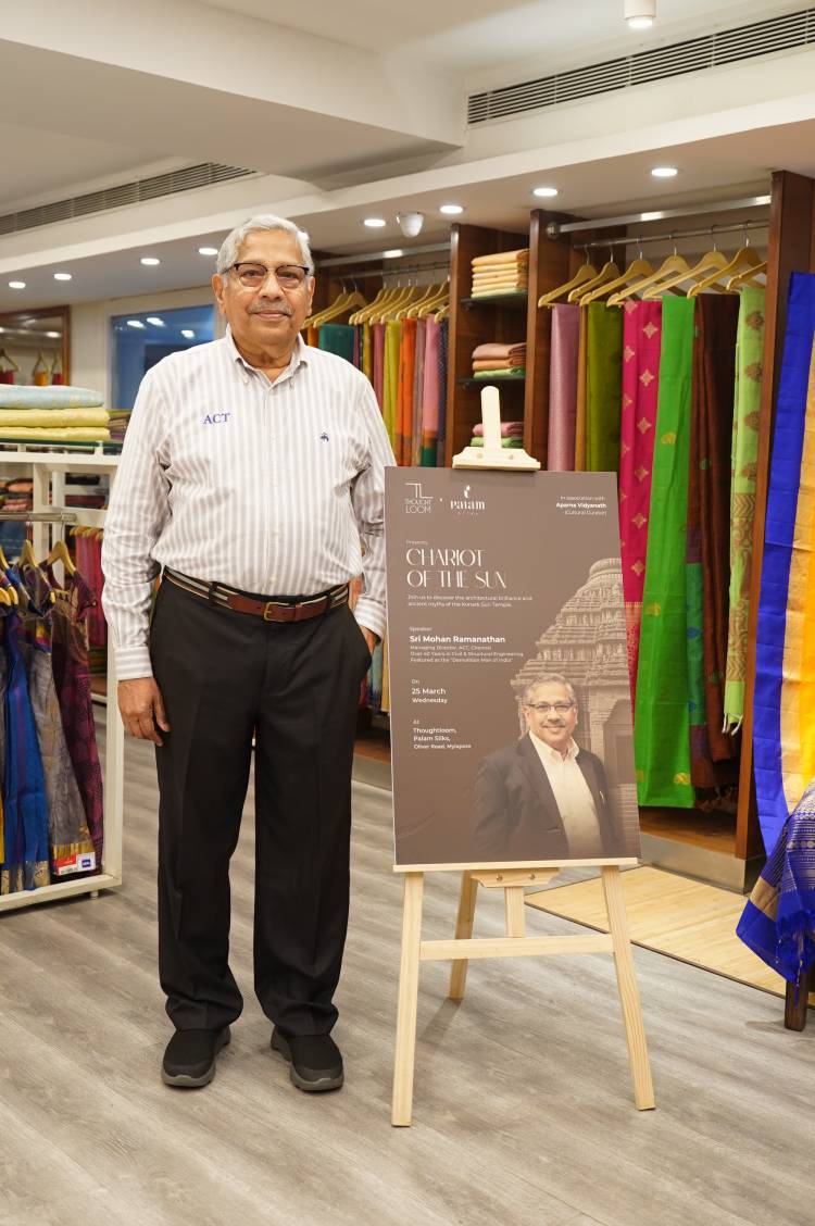 CHARIOT OF THE SUN Architecture, Myth & Music — An Evening to Remember ThoughtLoom by Palam Silks