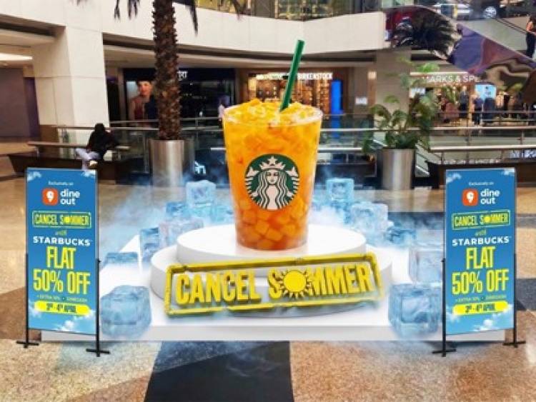  Swiggy Dineout and Starbucks ‘Cancel Summer’ with 50% Off and a Multi-Sensory Twist