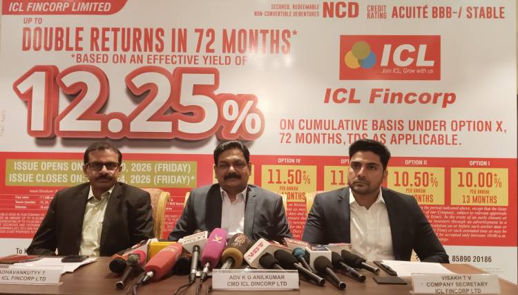 ICL Fincorp’s new NCD Issue opens on 10th April 2026, offering an effective yield up to 12.25%