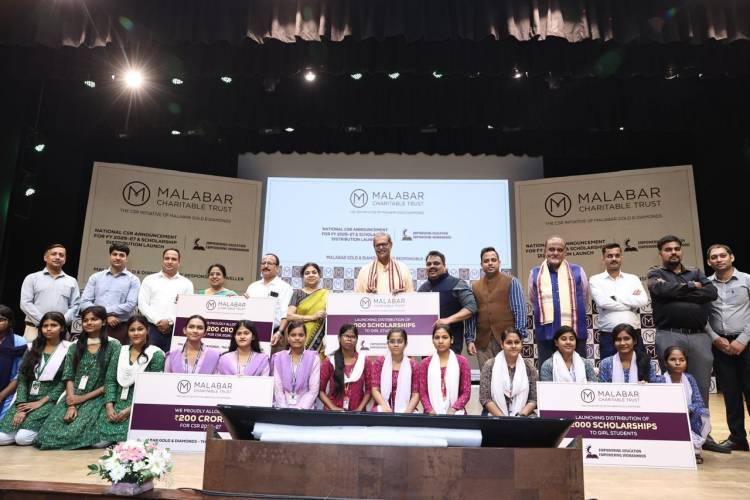 Malabar Gold & Diamonds Expands CSR Footprint with East Region Scholarship Programme for 2,000 Students: Rs.1.8 Crore Scholarship Fund
