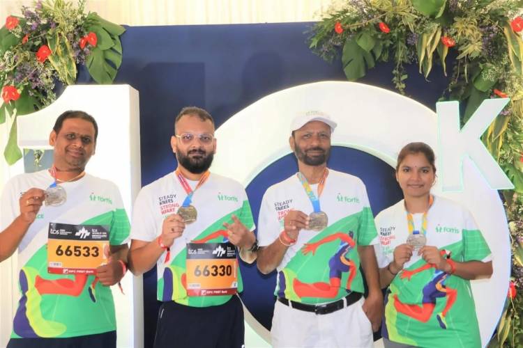 ‘From Pain and Immobility to Participation in TCS-10K Run’  Four Patients who underwent Joint Replacement surgeries at Fortis Hospital Bannerghatta Road, Complete the 10K run, showcasing remarkable recovery