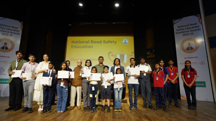 Schools in Tamil Nadu Recognised at National Road Safety Mission (NRSM) Recognises Schools in Chennai at Road Safety Education Excellence Awards 2025–26