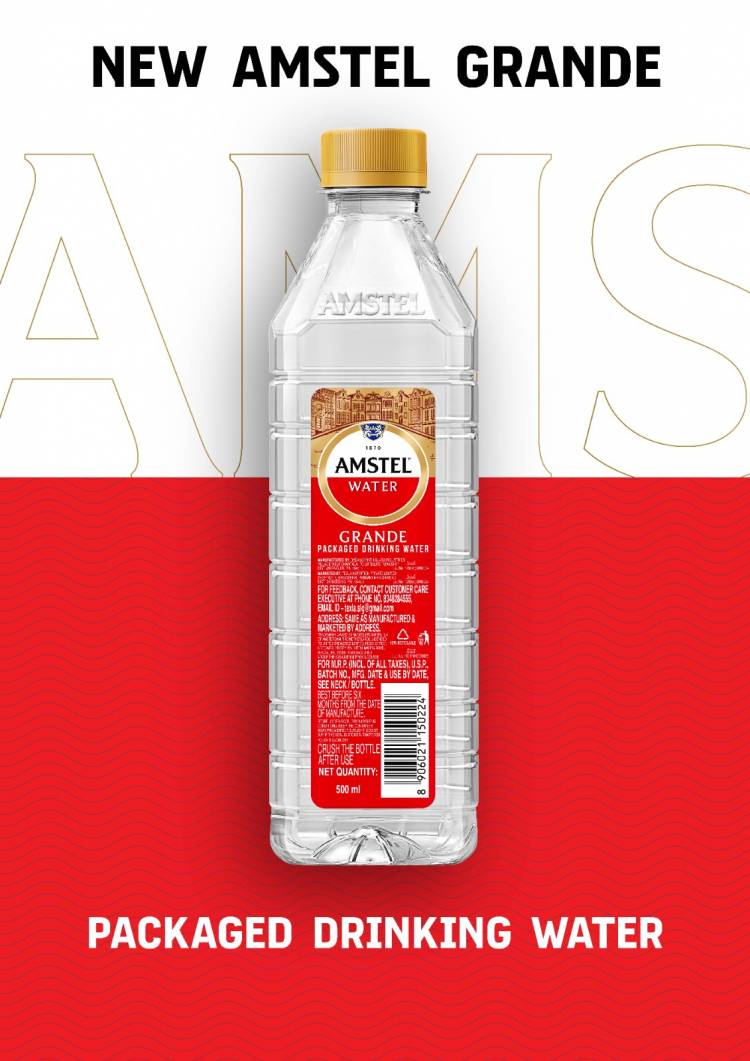 United Breweries Limited launches Amstel Grande Packaged  Drinking Water
