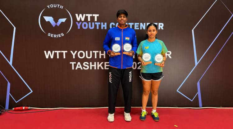 Outstanding Performance by SRMIST Table Tennis Player M.R. Balamurugan at WTT Youth Contender Tashkent 2026