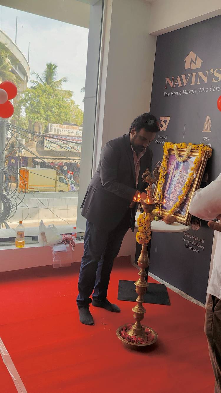 Navin’s Inaugurates New Sales Office at Valasaravakkam