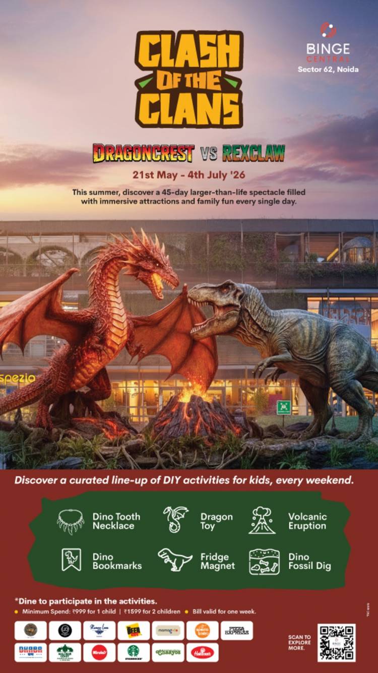 Clash of the Clans Brings an Immersive Dinosaur vs Dragon Summer Adventure to Binge Central, Noida