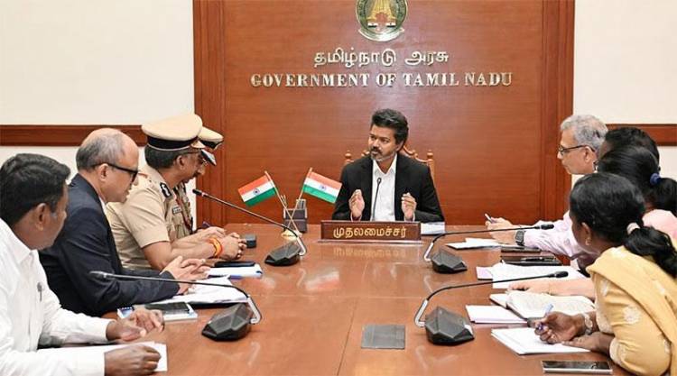 சட்ட ஒழுங்கு குறித்து முதலமைச்சர் ஜோசப் விஜய் தலைமையில் உயர்மட்ட ஆய்வுக் கூட்டம்!