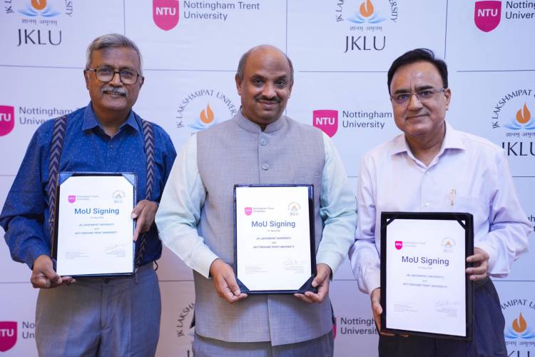 JKLU Partners with Nottingham Trent University to Expand Global Design Education Opportunities 