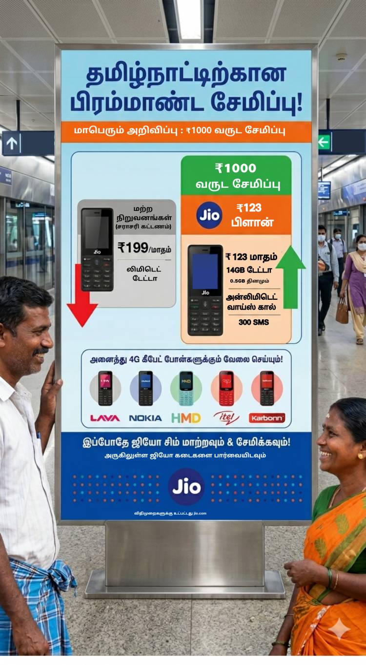 io Empowers Tamil Nadu's Feature Phone Users: Breakthrough ₹123 Plan Now Extended to Nokia, Lava, HMD, Itel, and Karbonn Devices