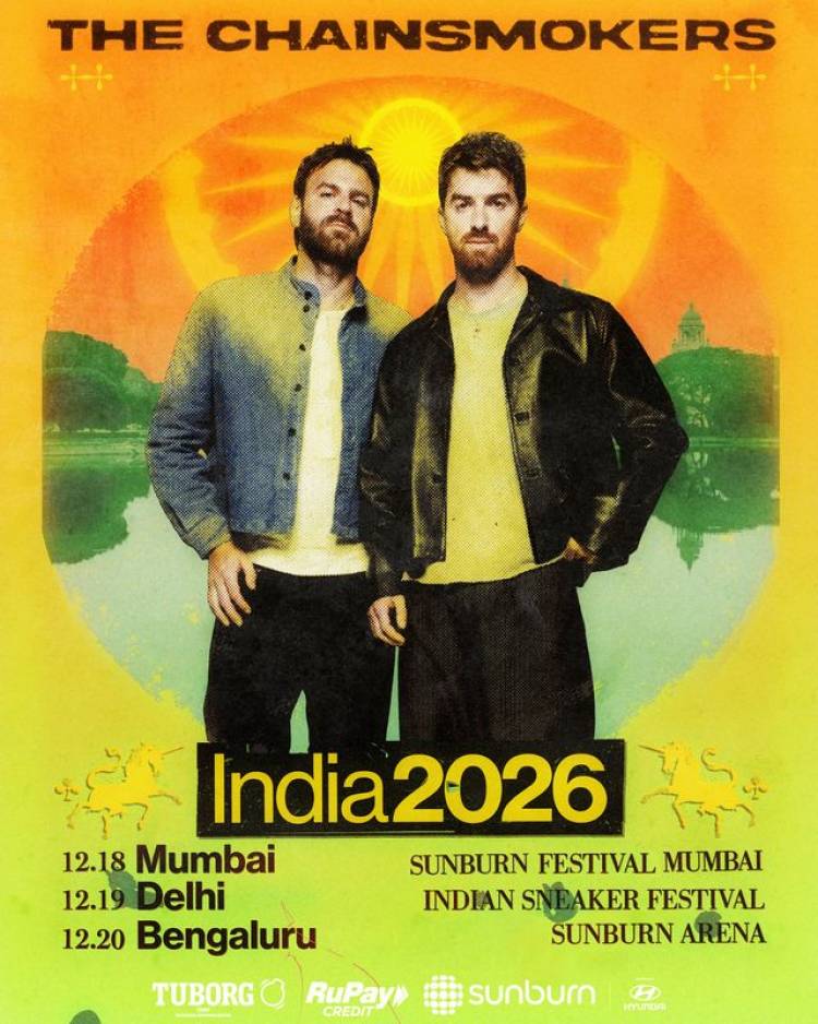 The Chainsmokers’ India Tour 2026 to drive mayhem this December across Mumbai, Delhi and Bengaluru