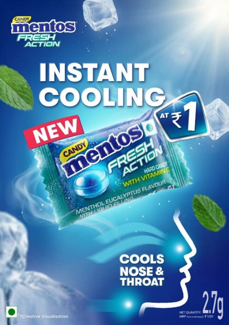 MENTOS BRINGS INTENSE FRESHNESS TO INDIA WITH THE LAUNCH OF NEW MENTOS FRESH ACTION