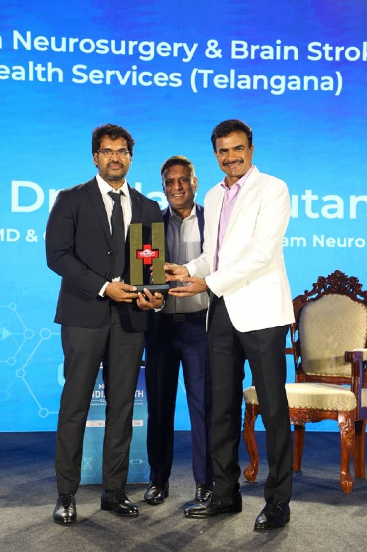 Dr. Uday Goutam Honoured for Legendary Excellence in Neurosurgery & Brain Stroke Prevention Public Health Services at Times Network India Health Summit 2026