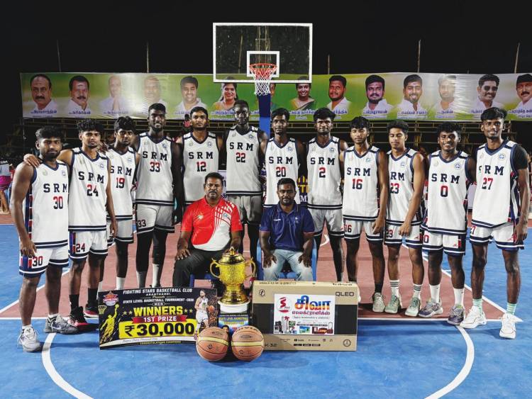 3rd Fighting Star State-Level Basketball Championship-SRM IST Won Gold Medal