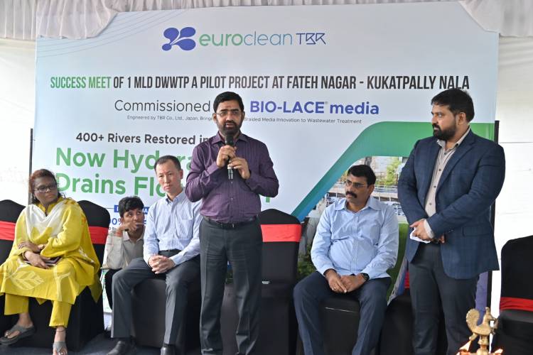 Japan’s advanced Bio-Lace technology sewage treatment HMWSSB pilot project success in Hyderabad