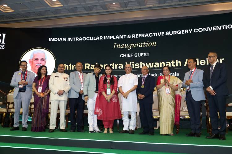Honourable Governor of Tamil Nadu and Kerala  Shri Rajendra Vishwanath Arlekar Inaugurates IIRSI 2026 - Convention on Intraocular Implant & Refractive Surgery