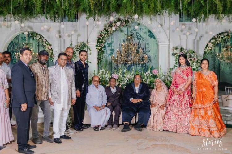  Lalwani Family Hosts Grand Wedding Reception for Harsh and Chandana