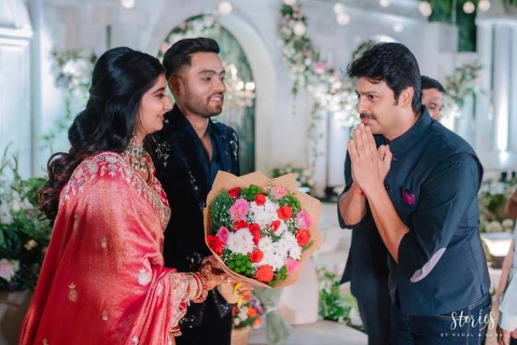  Lalwani Family Hosts Grand Wedding Reception for Harsh and Chandana