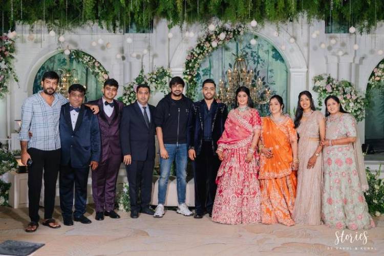  Lalwani Family Hosts Grand Wedding Reception for Harsh and Chandana