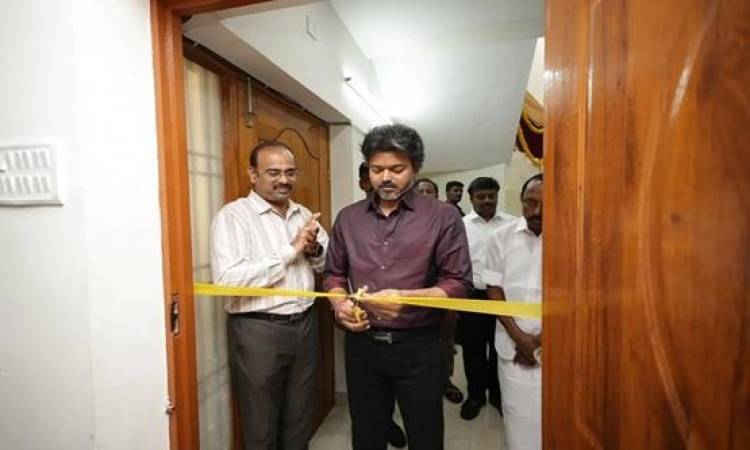 Chief Minister Vijay inaugurates upgraded Perambur MLA office, launches grievance app