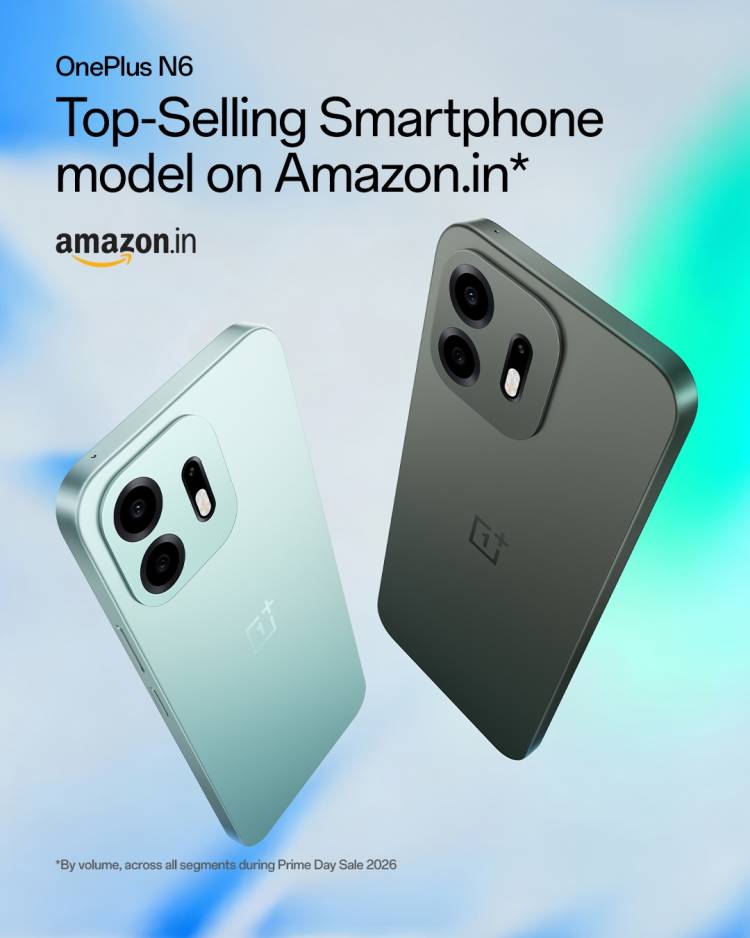 OnePlus N6 Emerges as Top-Selling Smartphone on Amazon.in During Prime Day 2026 Sale