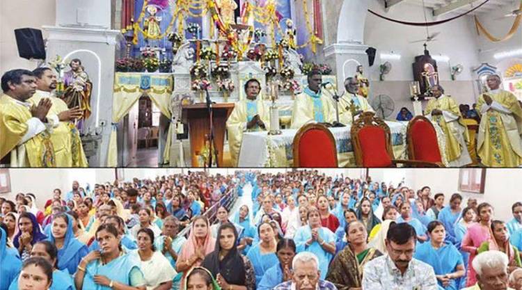 தூத்துக்குடி பனிமய மாதா ஆலயத் திருவிழாவில் சிறப்புத் திருப்பலி: திரளானோர் பங்கேற்பு!