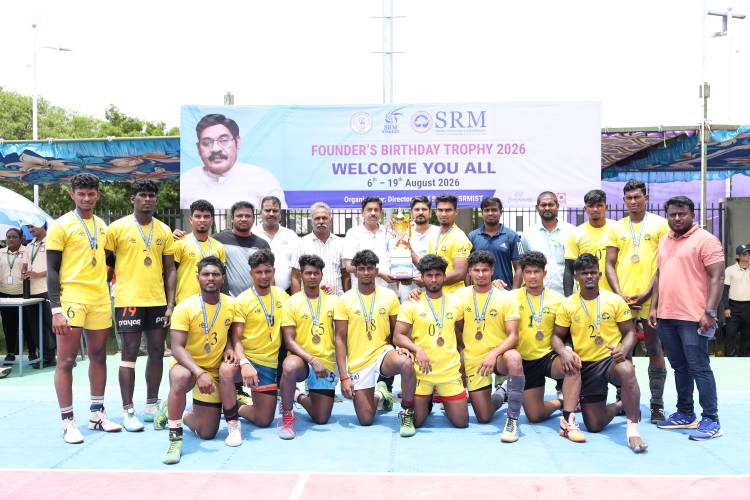  SRMIST Founder’s Birthday Trophy – 2026 Inter Collegiate Kabaddi Men Tournament Successfully Completed 